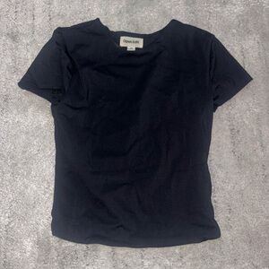 Open Edit Black T-Shirt form fitting size xs good condition